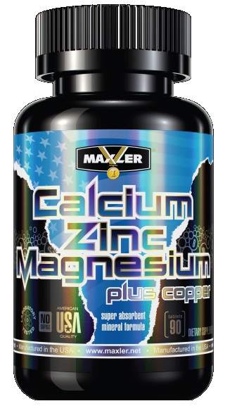 Maxler Calcium Zinc Magnesium 90 таб / 90 tab
