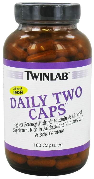 Twinlab Daily Two 180 caps W/O IRON