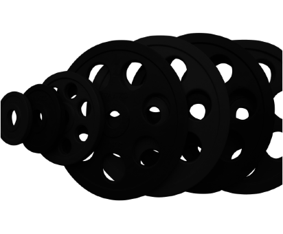 Диск литой обрезиненный Johns 71023 д.50 мм черный