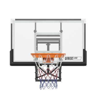 Баскетбольный щит регулируемый UNIX Line B-Backboard-PC 50"x32" R45